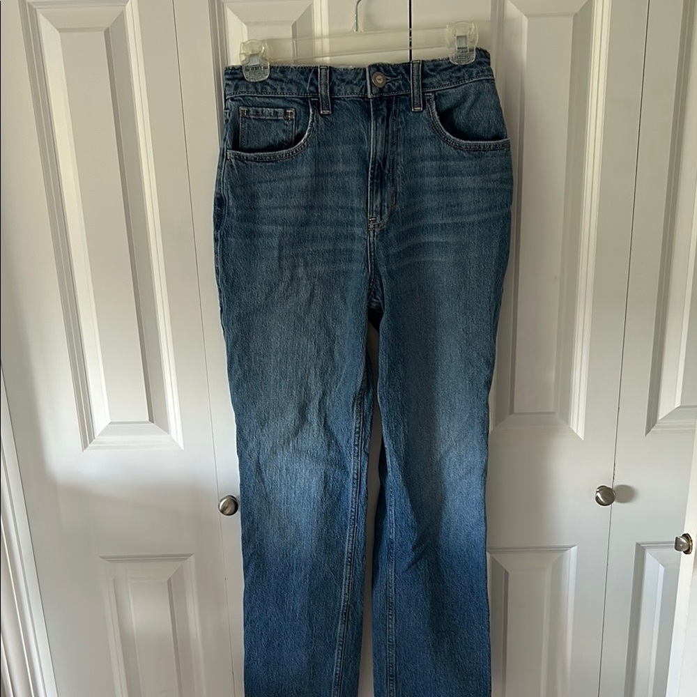 Hollister Blue 90s Straight Leg Jeans